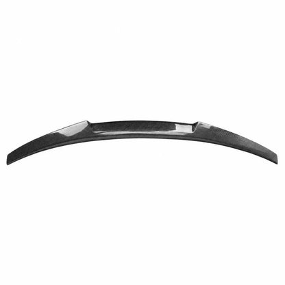 2017-2020 Audi A4 S4 B9 V Style Carbon Fiber Trunk Spoiler - Studio Shot White Background