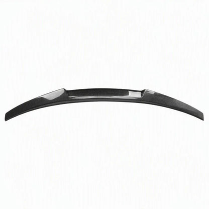 2013-2017 Audi A5 B8.5 V Style Carbon Fiber Trunk Spoiler White Background – EliteGermanParts