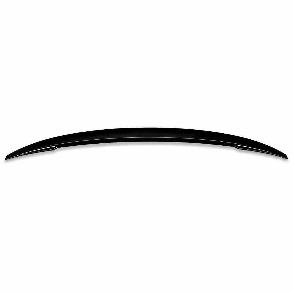 2017-2024 Audi A4 S4 ABT Style Trunk Spoiler Gloss Black - White Background Product Display