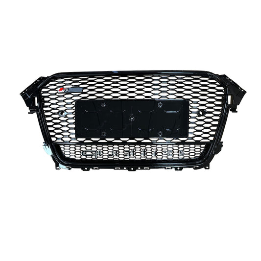ABS glossy black grille with frame for Audi A4L B8.5