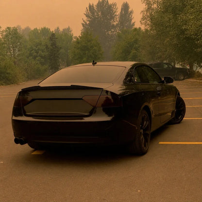 2013-2017 Audi A5 B8.5 Carbon Fiber Spoiler Rear 45-Degree Installed
