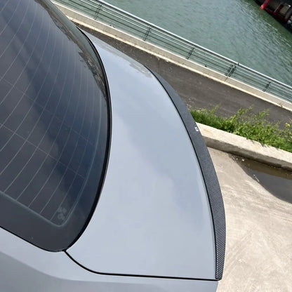 Audi A4 B9.5 ABT Style Trunk Lip Close Up - Profile Silhouette