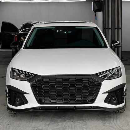 Audi A4 B9.5 ABT Style Front Lip Installed - Facelift Front Bumper