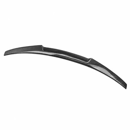 2020-2025 Audi A4 B9.5 Carbon Fiber V Style Spoiler 2x2 Weave - Texture Detail