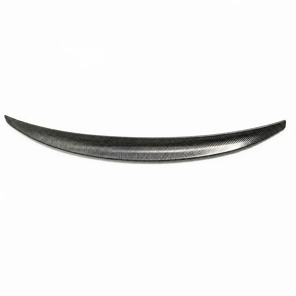 2021-2026 Audi A3 K Style Arc Trunk Spoiler Gloss Black - Installed Three Quarter