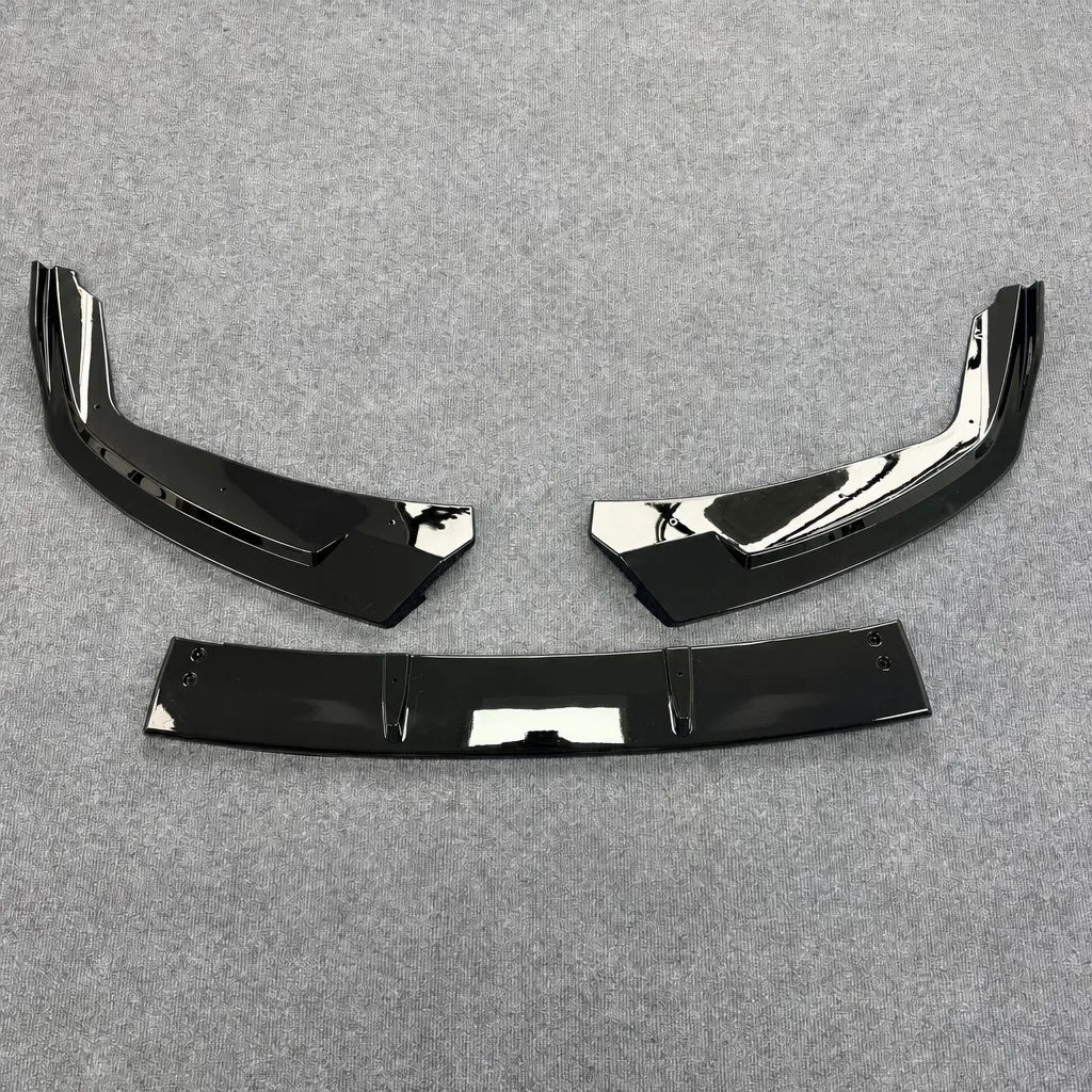 Audi S7 C8 Max Style Front Lip Splitter Installed - Angle View