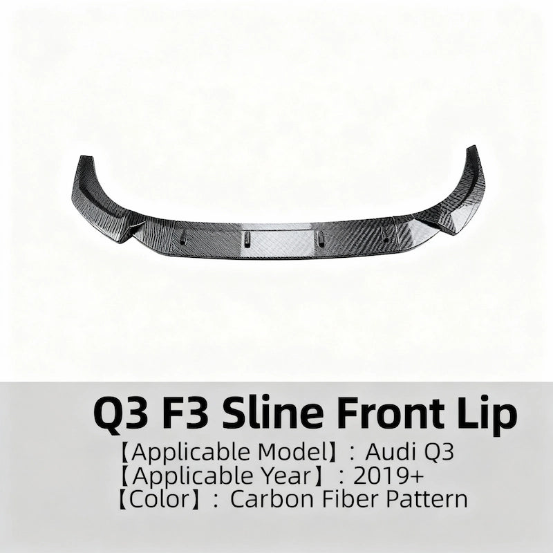 Aggressive front lip Q3 F3