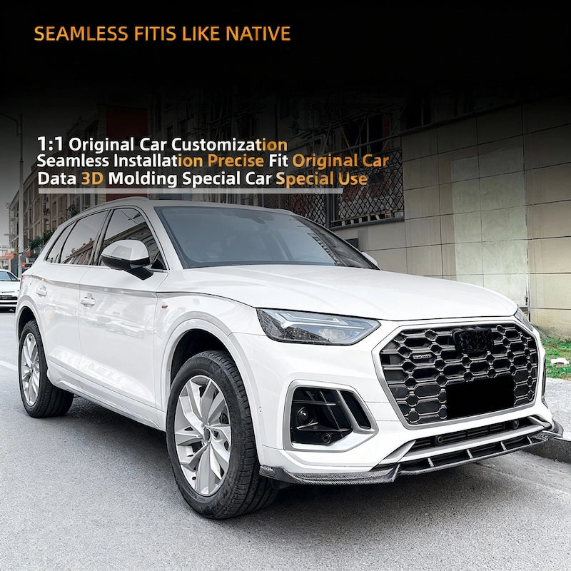 Aggressive front lip for Audi Q5 facelift