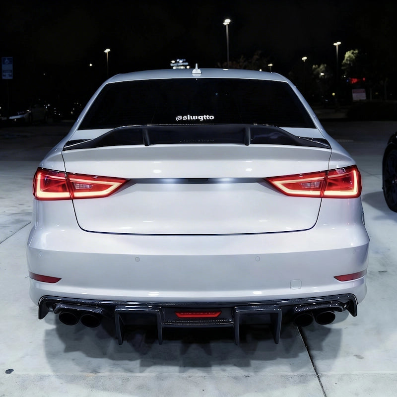 Audi 8V carbon rear diffuser