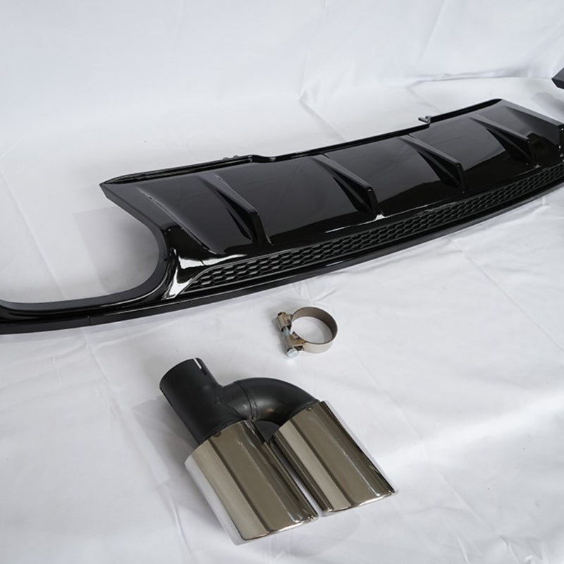 Audi A4 B9 rear diffuser conversion kit with tailpipe