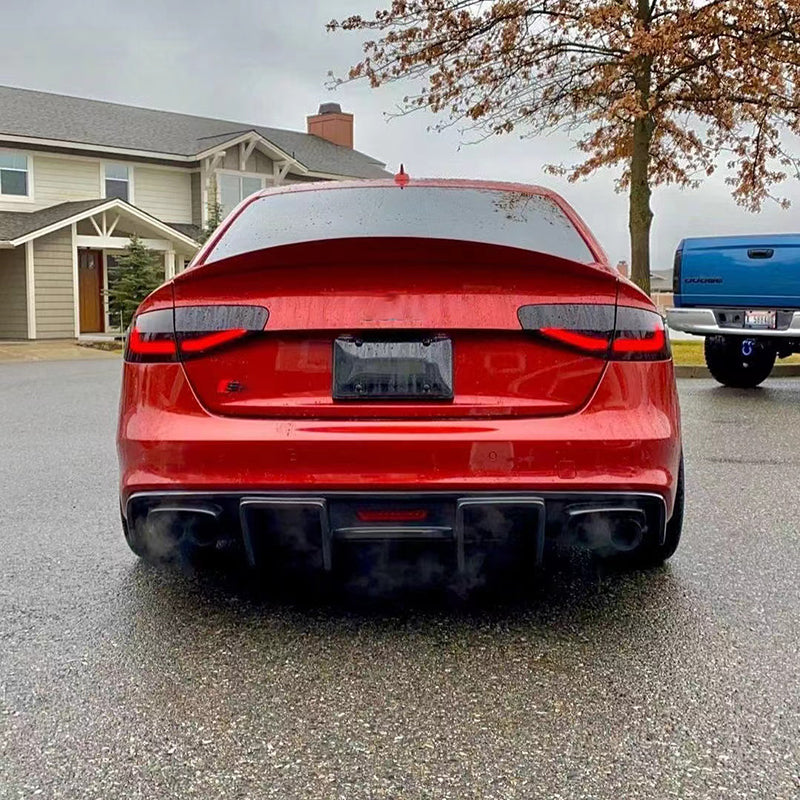 Audi A5/S5 B8 rear diffuser with tailpipe