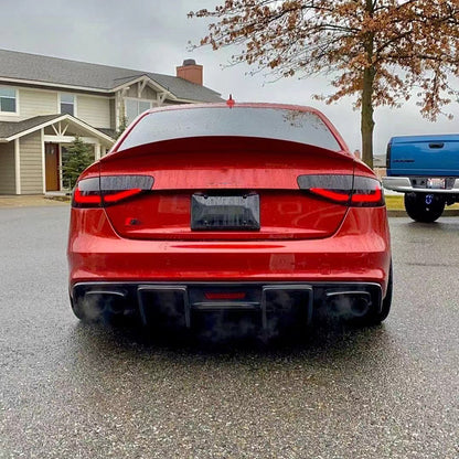 Audi A5/S5 B8 rear diffuser with tailpipe