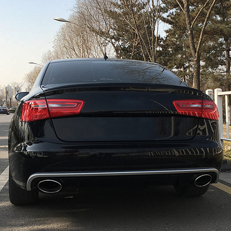 Audi A6 C7 diffuser with GT tailpipe