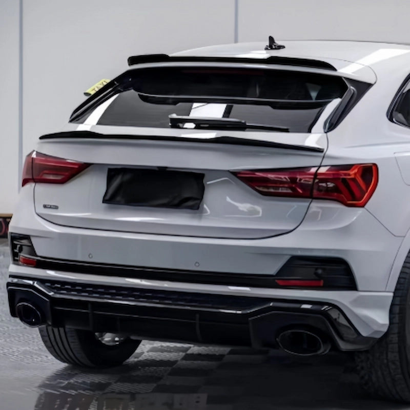 Audi Q3 Sportback with RSQ3 style rear diffuser installed – rear view