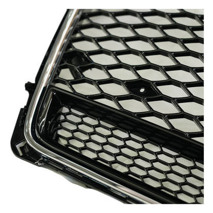 Black frame vs no frame grille upgrade for Audi S4 B8 