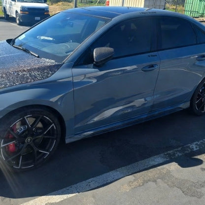Carbon Fiber Mirror Covers on 2022 Audi RS3 8Y