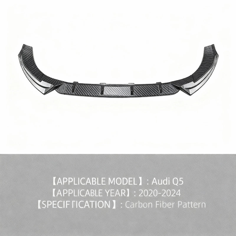 Carbon fiber style bumper lip Audi Q5 2022