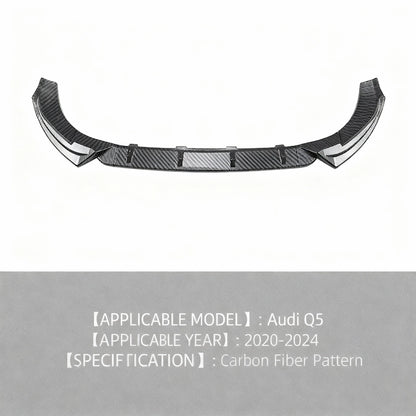 Carbon fiber style bumper lip Audi Q5 2022