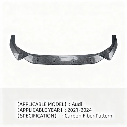 Carbon fiber style front lip A5 B9.5
