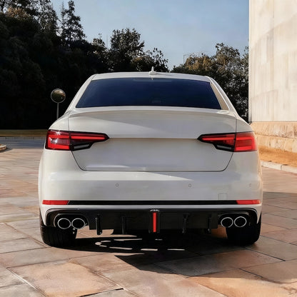 Complete rear upgrade kit Audi A4 with exhaust tips