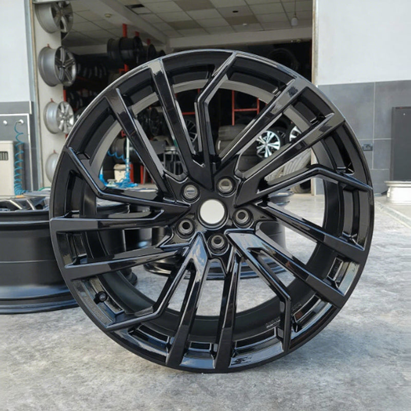 Custom finish Audi wheels