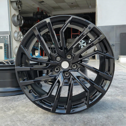Custom finish Audi wheels