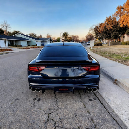 Direct Fit carbon fiber rear diffuser C7.5 No Drill