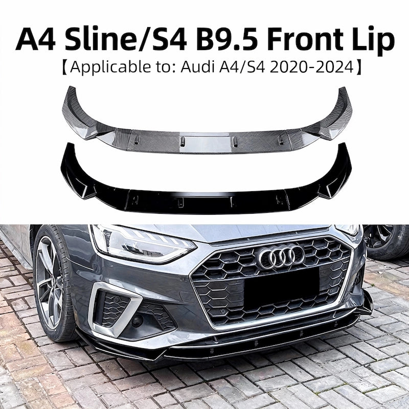Direct fit front lip for A4 B9.5 facelift