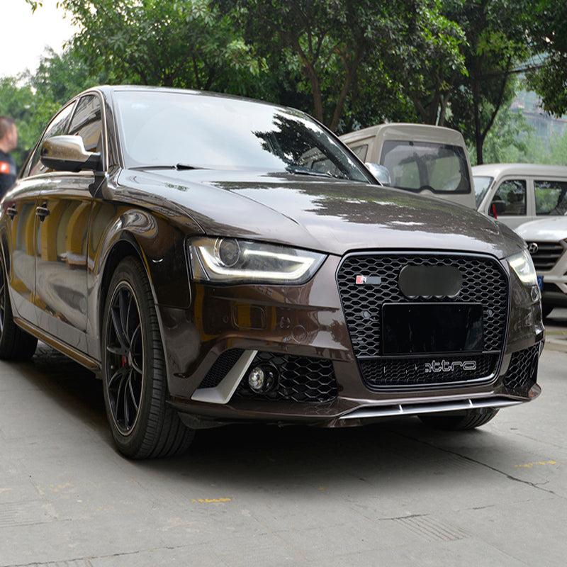 Direct fit gloss black grille for Audi S4