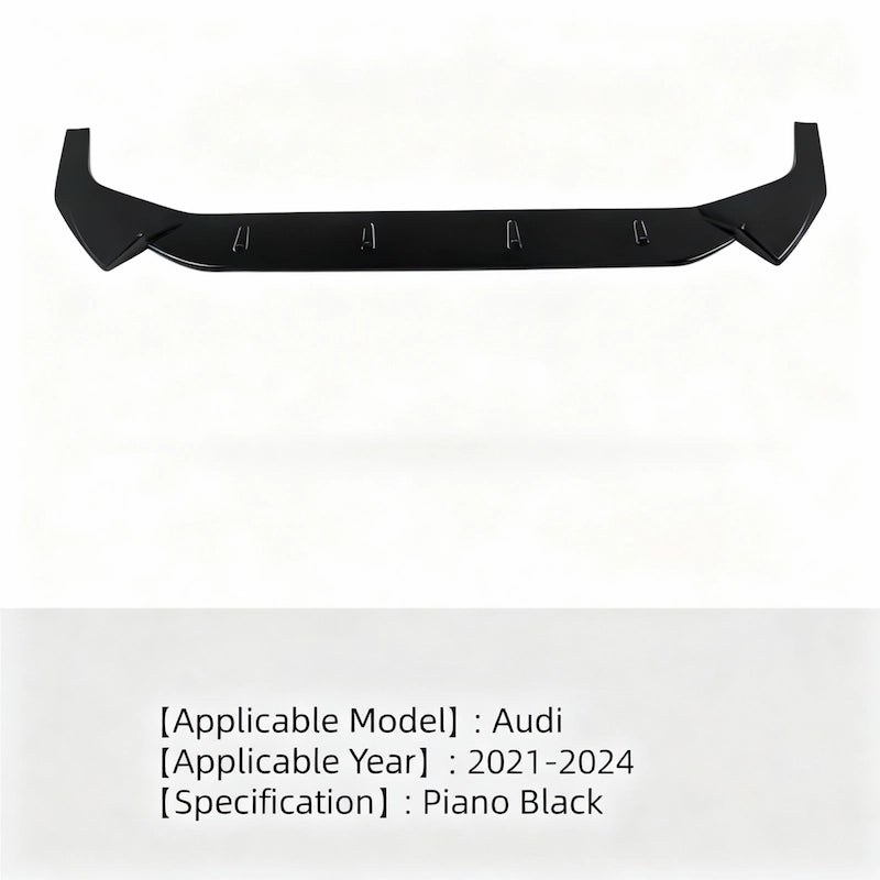 Direct fit gloss black spoiler Audi S-Line