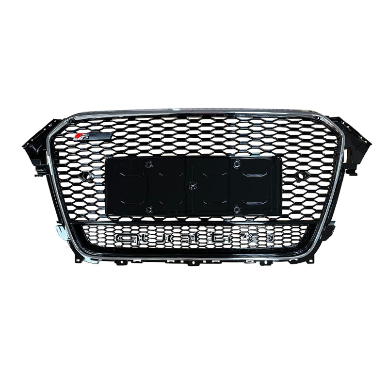 Direct fit honeycomb grille with removable plate mount