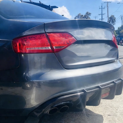 FOR audi a4 carbon fiber rear diffuser