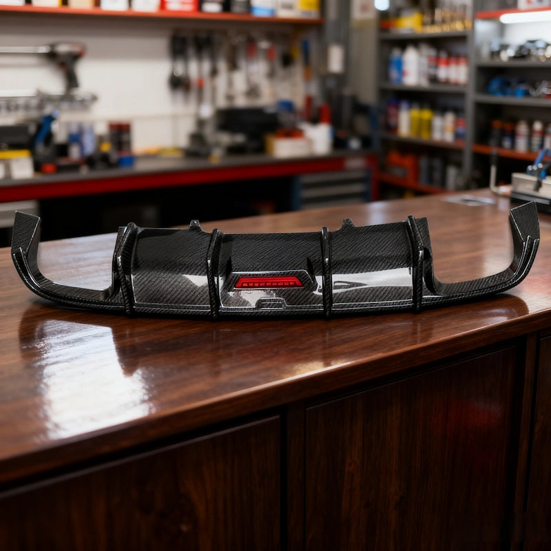 Fast shipping Audi A4 carbon fiber diffuser