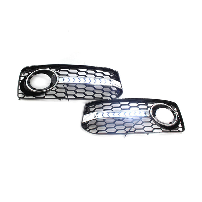 Fast shipping fog light grilles with LED for 2009 - 2011 Audi A5/S5 B8