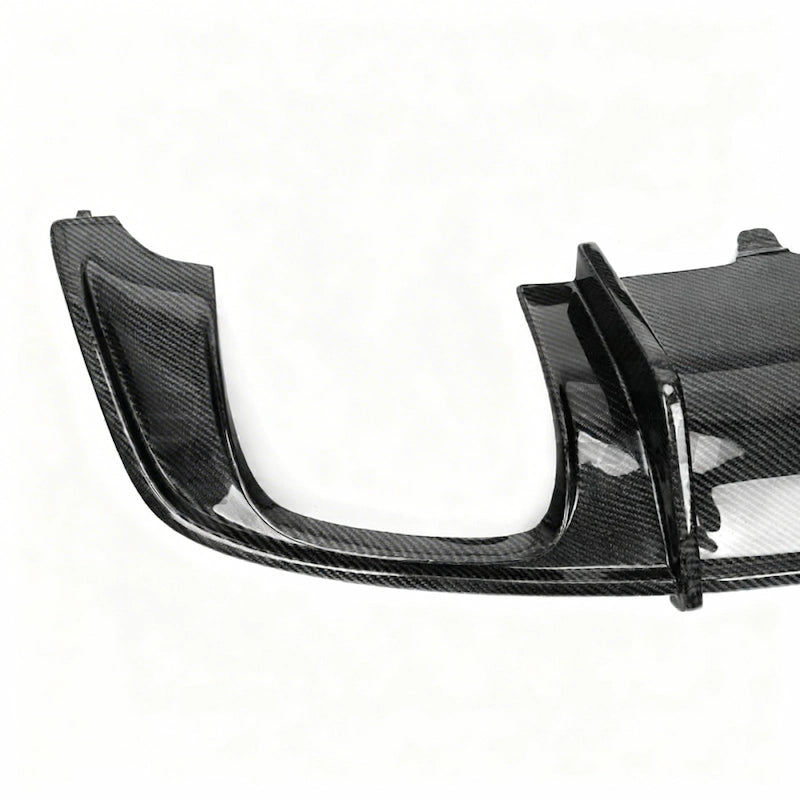 For Audi B9 carbon rear diffuser