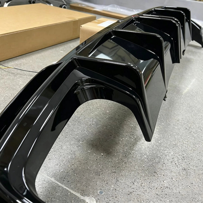 Gloss Black Rear Diffuser Product View