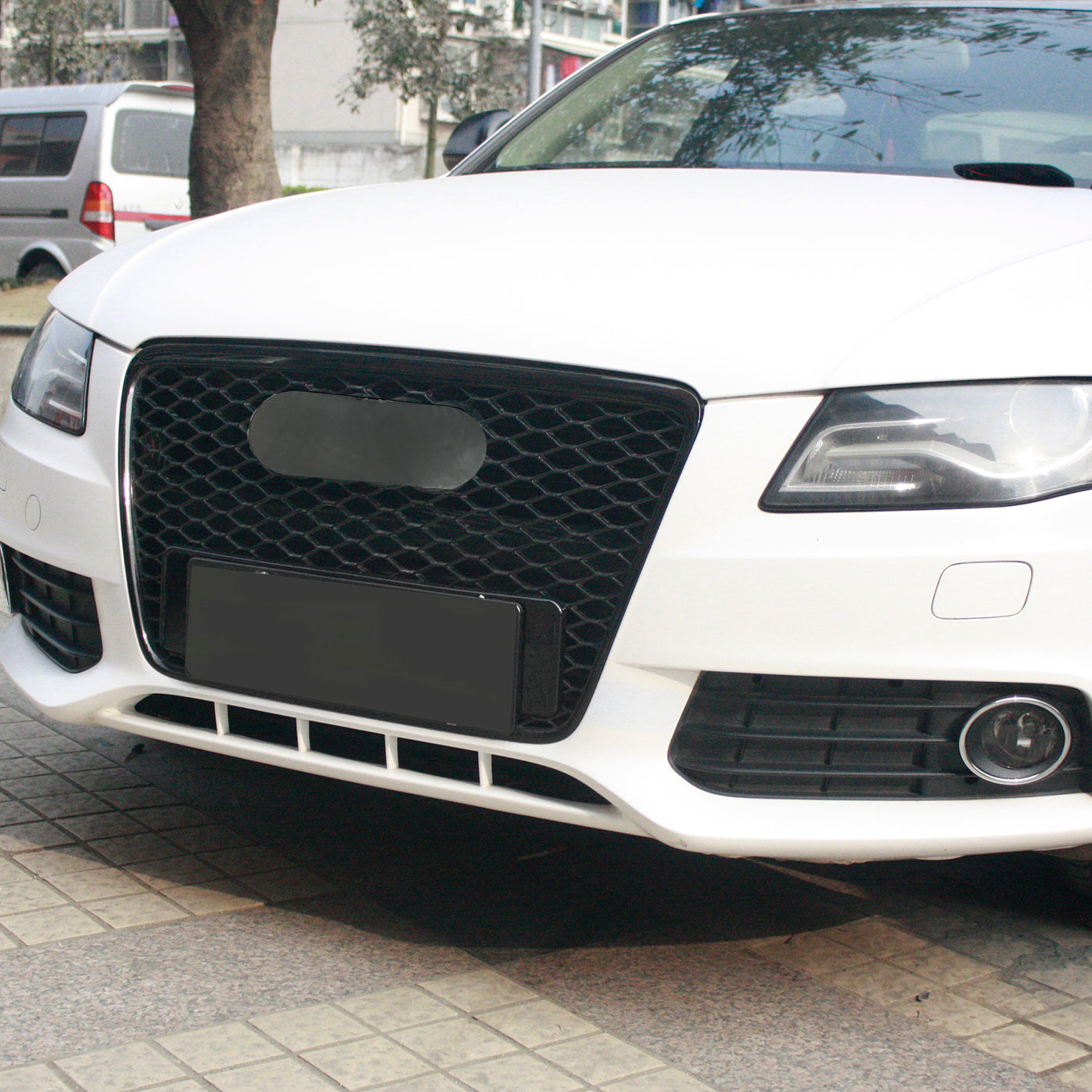 Gloss black RS4 grille no lower frame