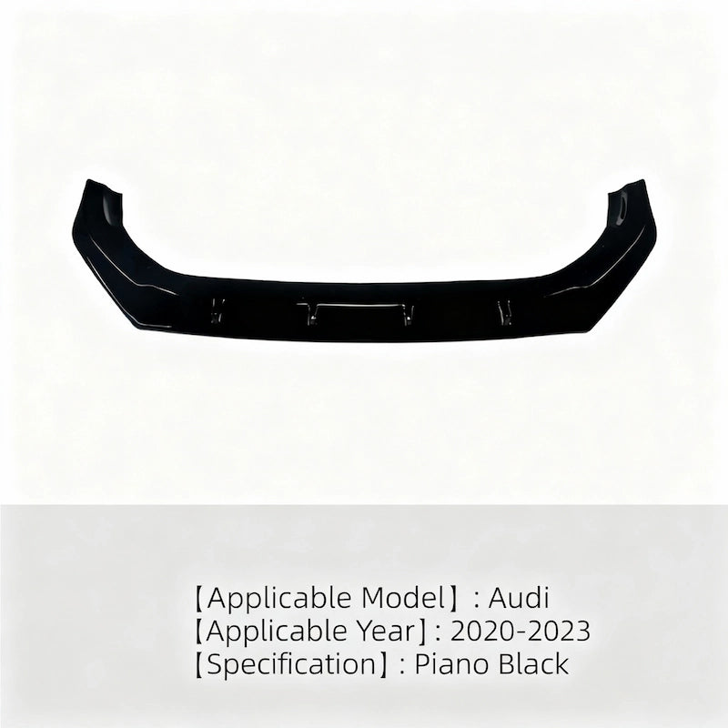 Gloss black lip spoiler Audi Q7 S-Line