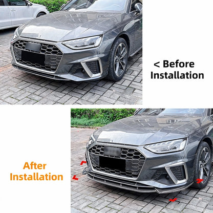 Gloss black splitter kit for S4 B9.5