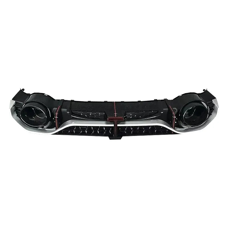 Audi A3 S3 8Y RS3-R Style Rear Diffuser - Front View Detail
