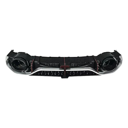 Audi A3 S3 8Y RS3-R Style Rear Diffuser - Front View Detail