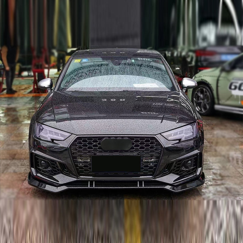 Honeycomb Grille for 2017 Audi A4 Front Bumper & 2018 Audi A4 Front Bumper