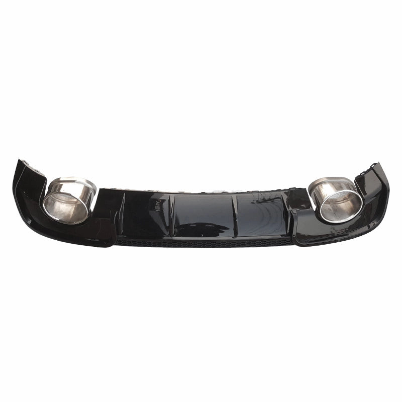 Non S-Line rear diffuser with exhaust tips