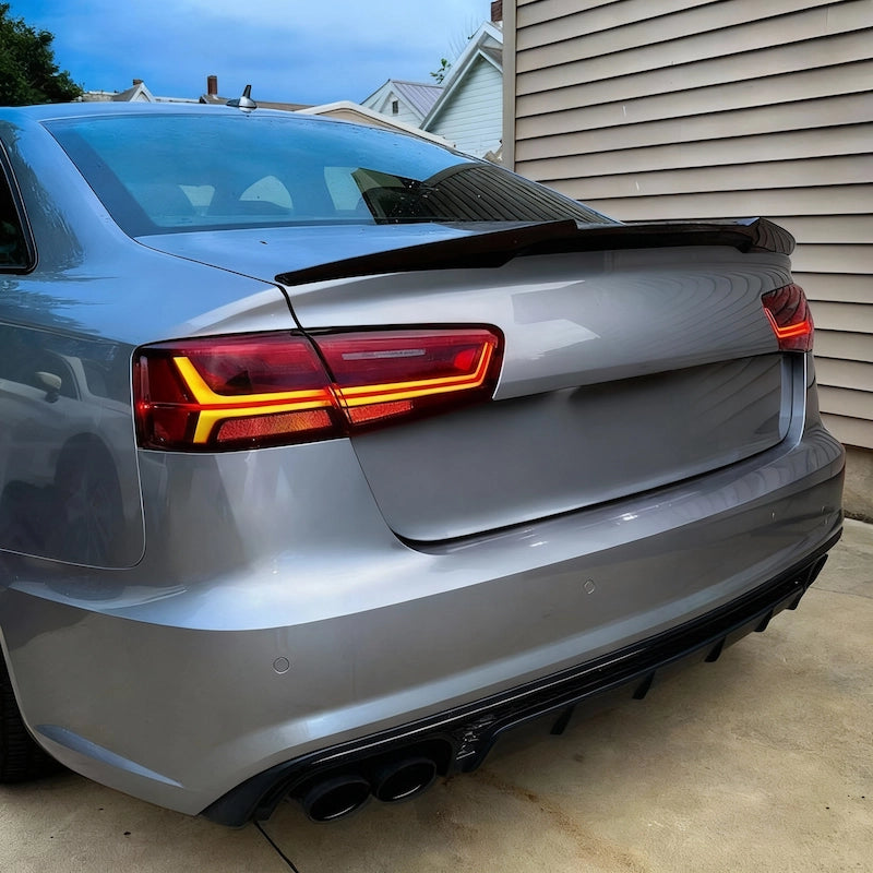 OEM+ V-design spoiler for A6/S6 c7