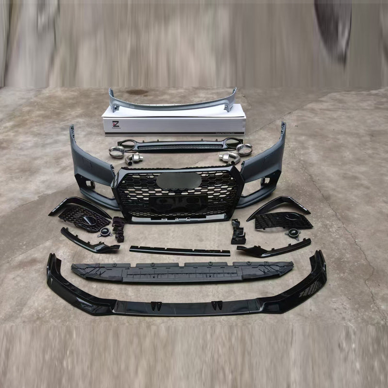 OEM fit B9 front bumper with grille