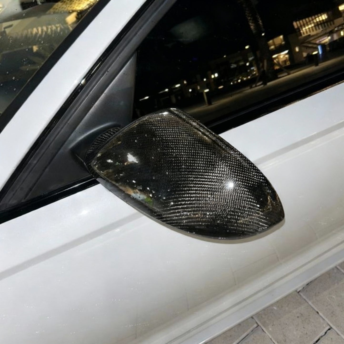 OEM fit carbon fiber mirror covers for RS6 C7