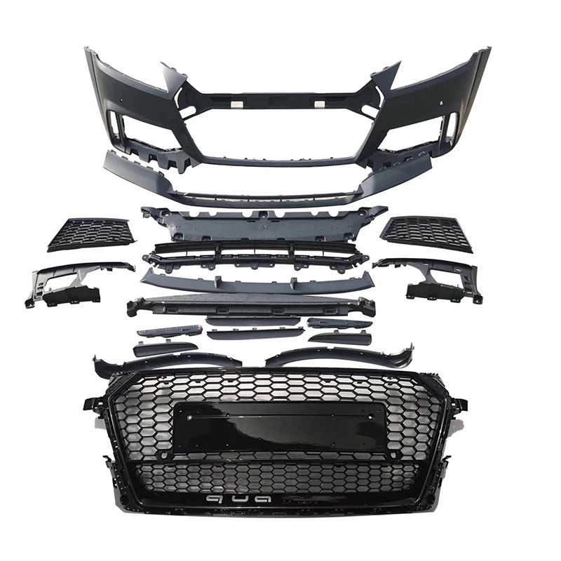 OEM style for Audi TTRS bumper with grille