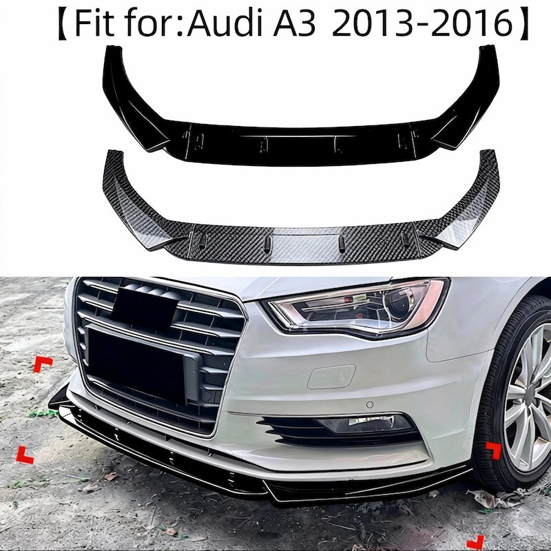 Perfect Fit - Audi A3 8V Front Lip Non Sline on 2015 A3 8V