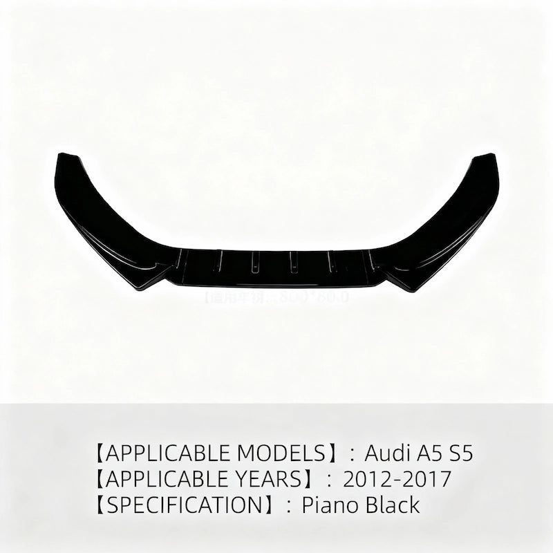 Perfect Fit - Audi A5 B8.5 Front Lip S-Line Style on 2015 A5