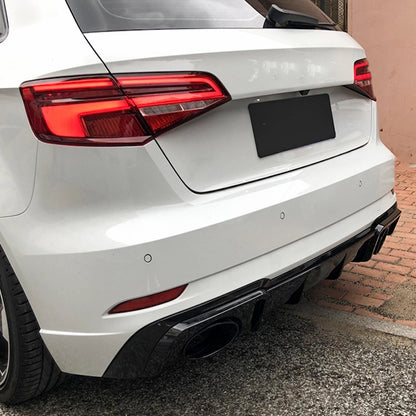 RS3 Style Diffuser with Two Exhaust Tips for A3 